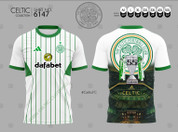 WHITE GREEN LINES   55 LEAGUE TITLE'S  PARKHEAD  #6147