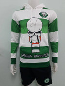 green bragade hoodie