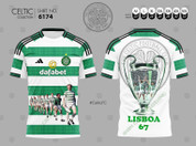 Copy of  CELTIC HOME LISBOA 67  LIONS ON FRONT  #6174