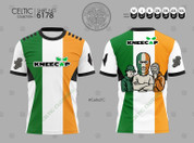TRI COLOR  KNEECAP MASK  #6178
