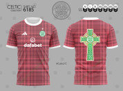  CELTIC PINK TARTAN #6185