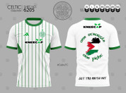 WHITE CELTIC KNEECAP ONE STRUGLE GET THE BRITE OUT  #6205