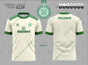     CELTIC OFF WHITE JERSEY #6229