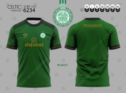 CELTIC GOLD BLACK  JERSEY #6234