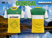 TRI COLOR WHITE SLEEVES DONEGAL JERSEY  #2