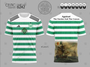 CELTIC FAMINE HOME SMALL STRIP AGAINST THE FAMINE SHIPS #6242