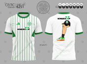  CELTIC  WHITE KNEECAP   #6251