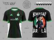 CELTIC BLACK KNEECAP AR LA  #6257