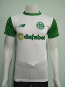 celtic white green sleeves(choose your own badge)  #117