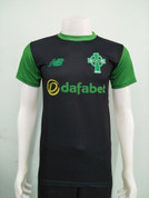 celtic black green sleeves(choose your own badge)  #117