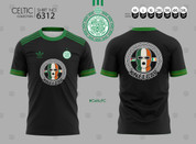  CELTIC BLACK KNEECAP #6312