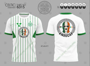  CELTIC WHITE GREEN  KNEECAP #6315