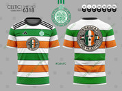  CELTIC TRI COLOR    KNEECAP #6318