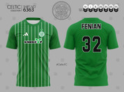  CELTIC GREEN KNEECAP FENIAN 32 #6363