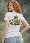 LADYS IRISH WHITE CLADDAGH  #6402