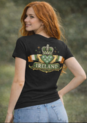  LADYS IRISH BLACK CLADDAGH  #6403