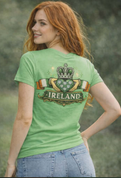  LADYS IRISH GREEN CLADDAGH  #6404