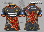 GREY YELLOW RED  SCOTTISH RUGBY   #6479