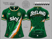 GREEN IRISH  FOOTBALL    #6480