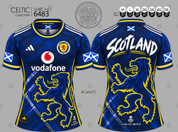 BLUE SCOTTISH  FOOTBALL    #6483