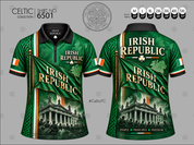  IRISH POLO GREEN IRISH REPUBLIC   #6501