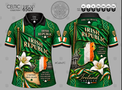  IRISH POLO GREEN IRISH REPUBLIC LILLY    #6502