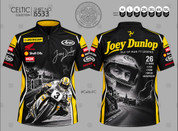 ISLE OF MAN TT JOEY DUNLOP  ZIP  JERSEY   #6533