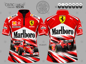 FERRARI  ZIP  JERSEY   #6536