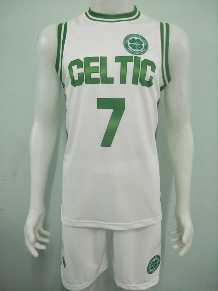 white celtic basketball jersey #174 