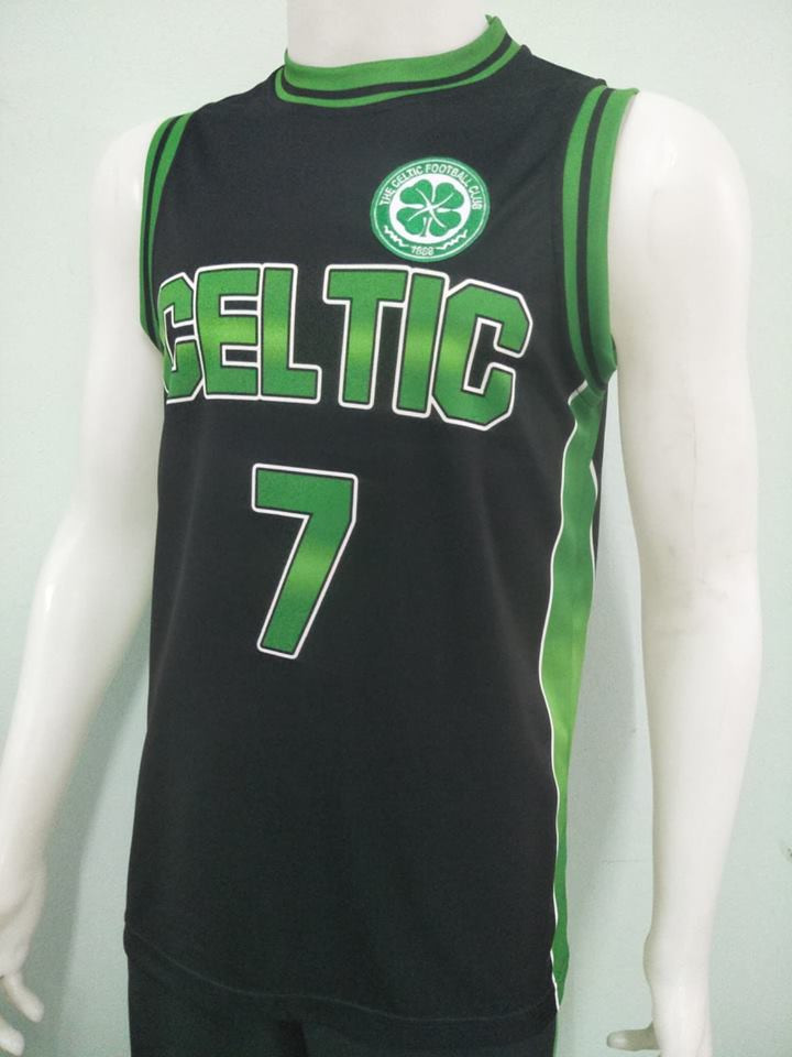 black celtic basketball jersey #174 - irish and celtic ...