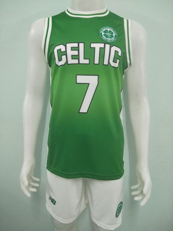 green celtic basketball jersey #174 - irish and celtic ...