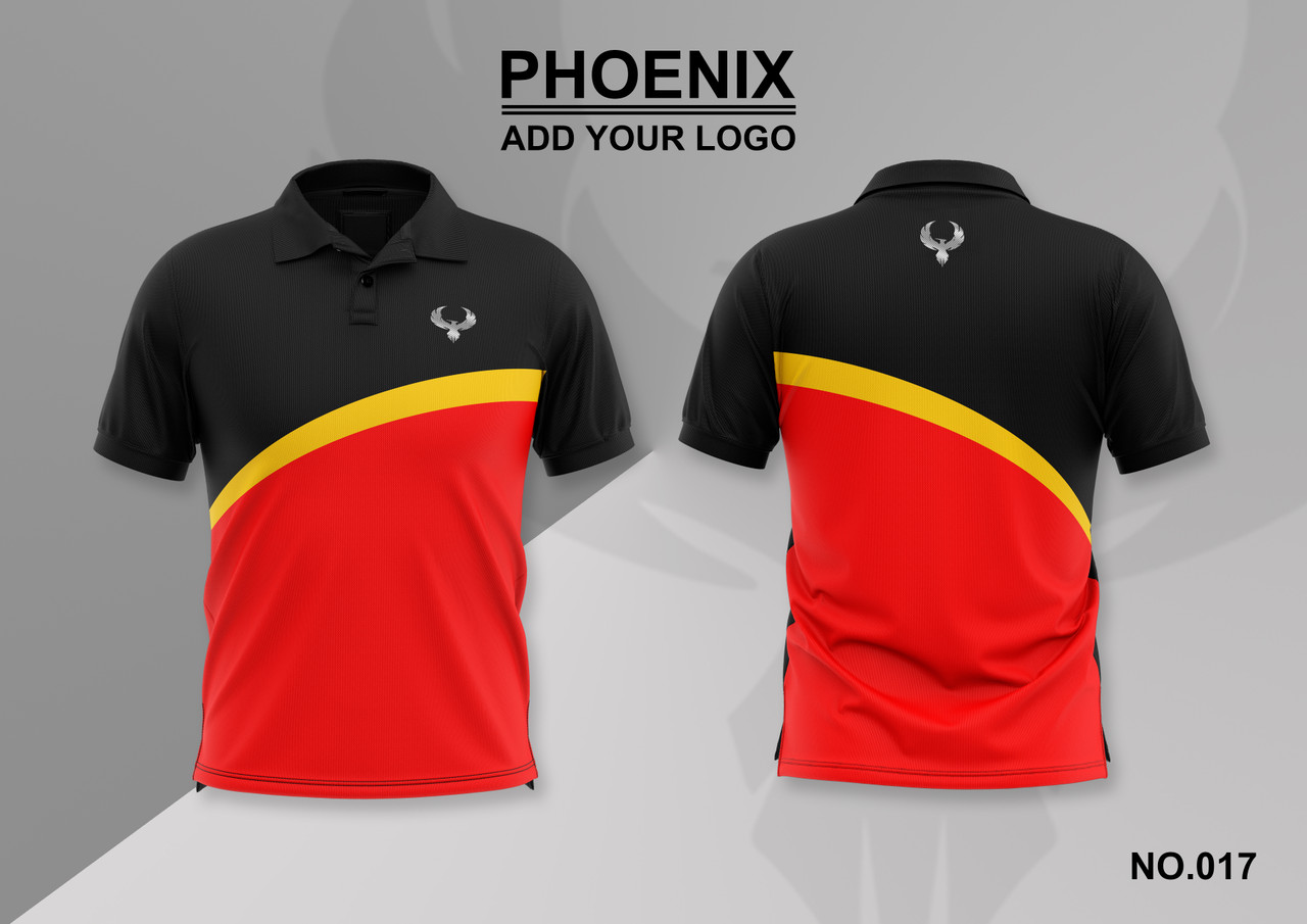 phoenix 100% polyester polo shirt #017 - irish and celtic clothing