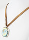 Hand-painted Ceramic Abstractionist Necklace 