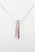 Pink Sliders Necklace