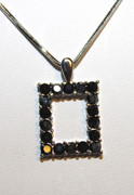 Frame of the Future Rhinestone Necklace