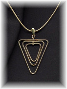 Golden Triangle Necklace