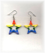 Rainbow Star Earrings