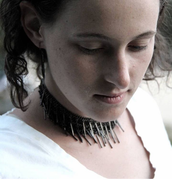 Cluster of Spikes Choker Necklace