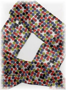 Multi-Color Polka Dot Scarf / Headband Wrap / Sash Belt