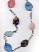 Long Semi-Precious Stone Necklace