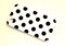 iPhone 4/4S black and white polka dot phone case.