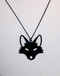 Black Wold Pendant Necklace