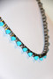 Turquoise Spike Necklace