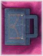 Denim Diary / Notebook with Pull Out Handles
