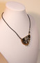 Art Deco Eleanor Rhinestone Necklace with Silver and Golden Accents 