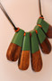 Wooden Palm Tree Necklace 