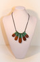Wooden Palm Tree Necklace 