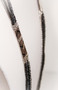 Long Art Deco Style Necklace With Black and Hematite Accents 