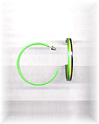 Green Tri-Color Hoops