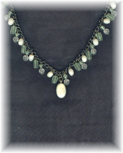 Bohemian Green Necklace